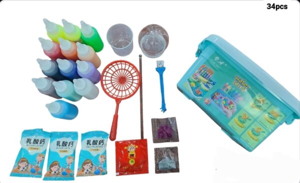 KIT DE GEL MAGICO PARA FIGURAS 3D BAJO EL AGUA DE 13 GEL