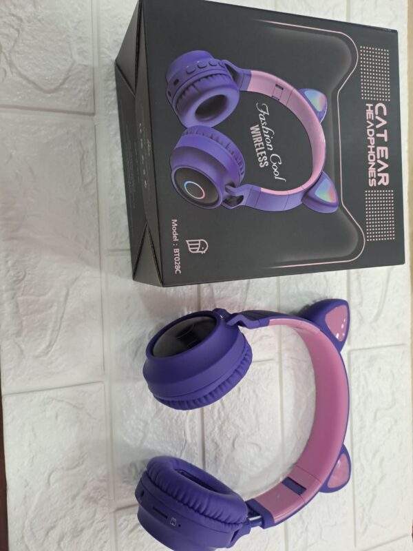 AUDIFONO CON OREJA DE GATO MORADO - Imagen 2