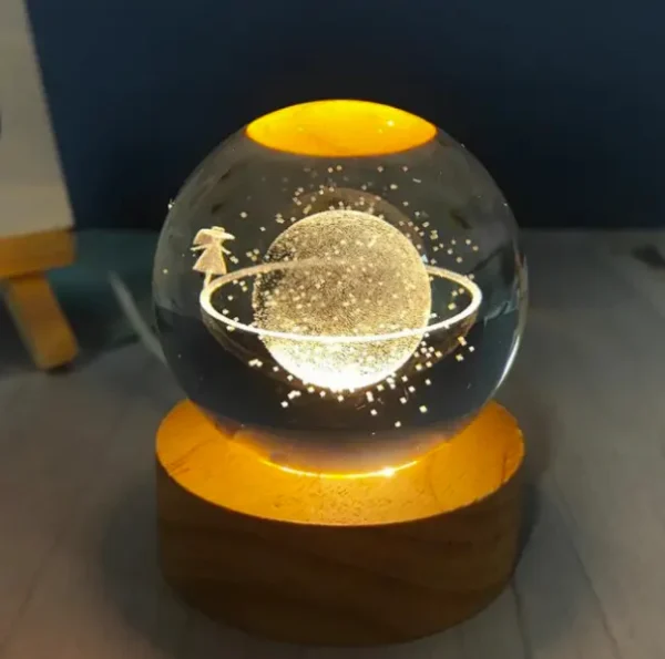 LAMPARA DE NOCHE  Bola De Cristal WALK