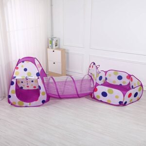 CARPA TUNEL PARA NIÑOS COLOR MORADA