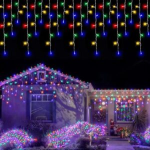 CASCADA NAVIDAD ELECTRICA 4M MULTICOLOR