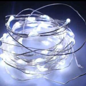 LUZ DE HADA SOLAR  DE 12M BLANCA