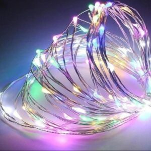 LUZ DE HADA SOLAR  DE 12M MULTICOLOR