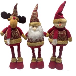 PASCUEROS PATAS LARGAS NAVIDEÑOS DORADO