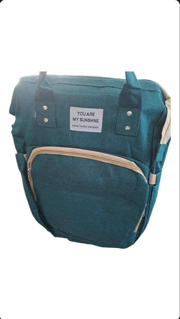 MOCHILA PORTATIL 3 EN 1 PARA BEBES VERDE OSCURO