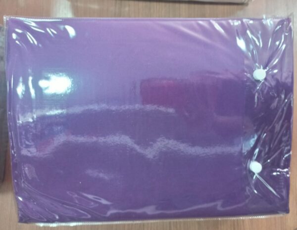 JUEGO DE SABANA KING COLOR MORADO - Imagen 2