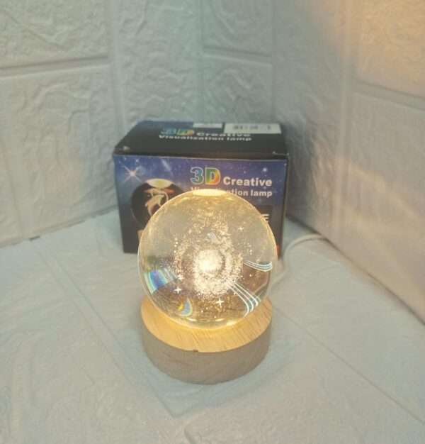 LAMPARA DE NOCHE Bola De Cristal PLANETA - Imagen 2