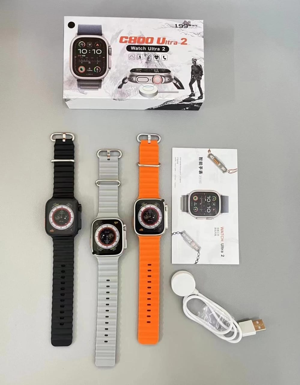 RELOJ SMART WATCH BIG NARANJA - Imagen 3