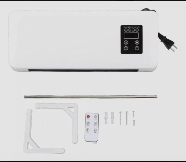 CALEFACTOR CON VENTILADOR  DE PARED  2en1 Bajo Consumo Eléctrico - Imagen 2
