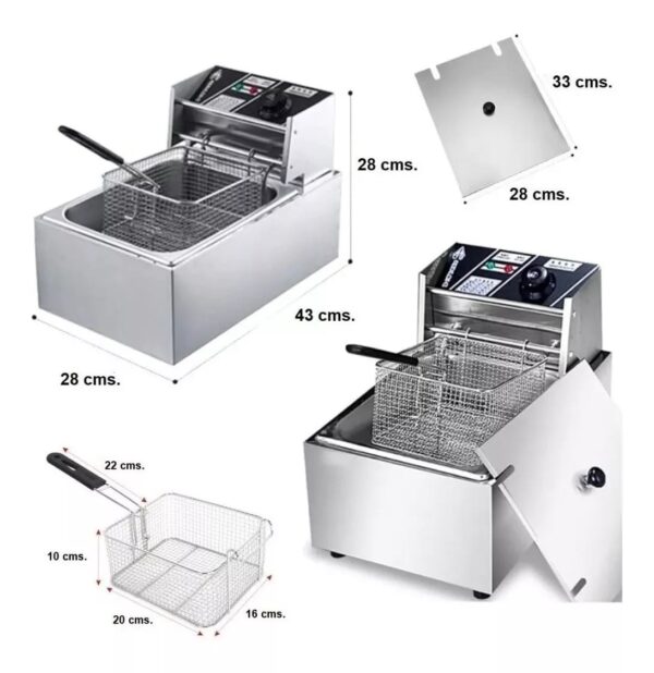 FREIDORA ELECTRICA  6,5 Lt. - Imagen 2