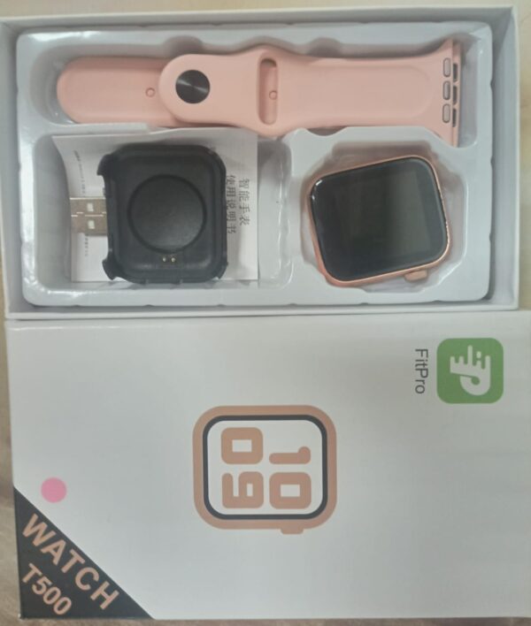 RELOJ SMART WATCH  T500 ROSA - Imagen 2