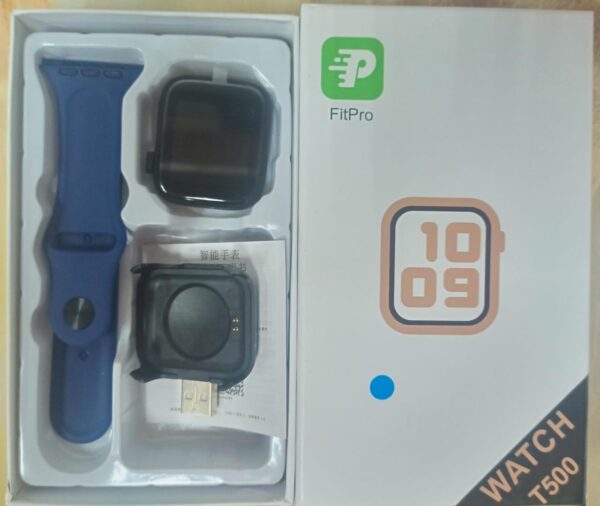 RELOJ SMART WATCH  T500 AZUL - Imagen 2