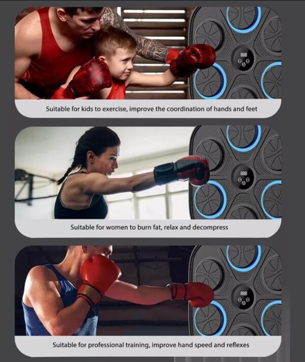 MAQUINA  DE  BOXEO INTELIGENTE CON BLUETOOTH Grande - Imagen 5