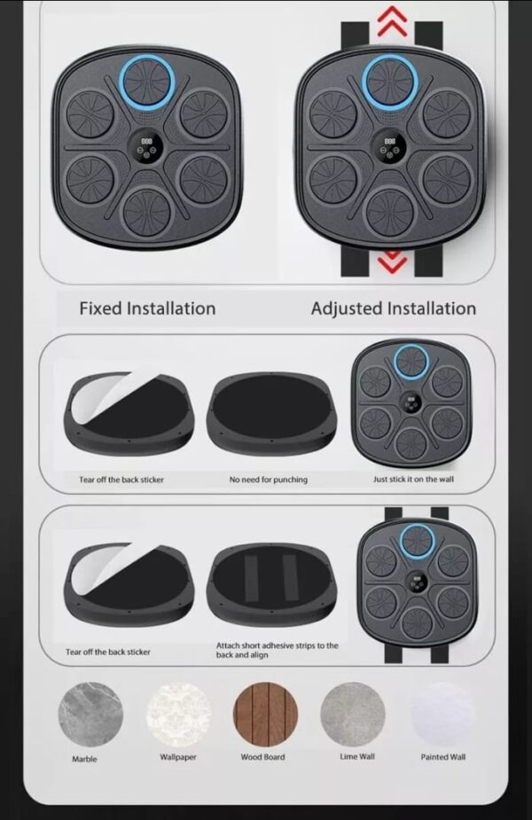 MAQUINA  DE  BOXEO INTELIGENTE CON BLUETOOTH Grande - Imagen 3