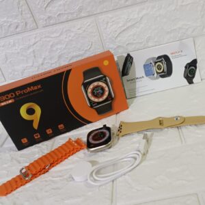 RELOJ SMART WATCH C900 PROMAX COLOR NARANJA Y BEIGE