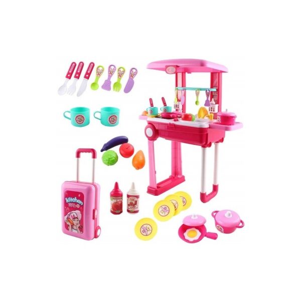 MALETA DE JUGUETES PARA NIÑAS MODELO: COCINA - Imagen 3