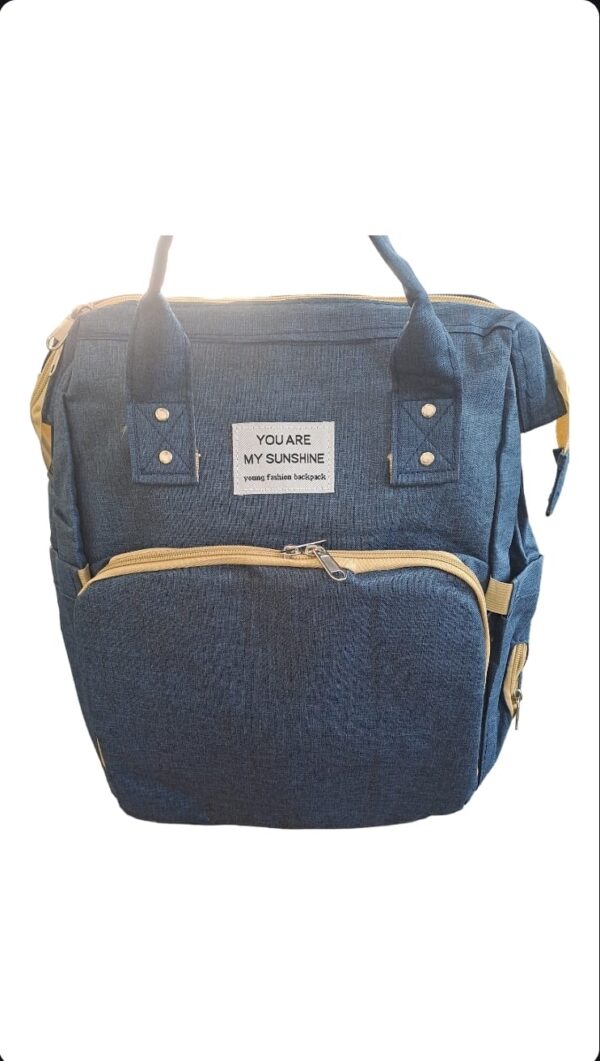 MOCHILA PORTATIL 3 EN 1 PARA BEBES AZUL OSCURO