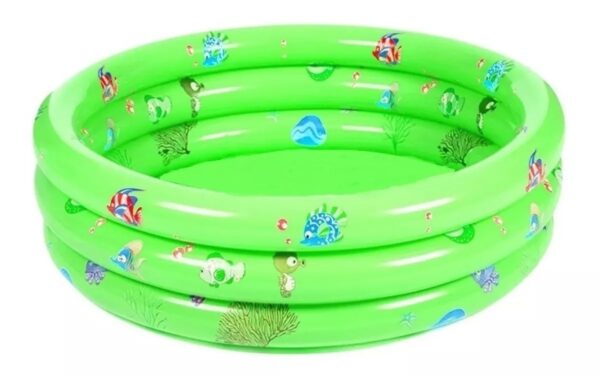 PISCINA INFLABLE REDONDA DE 1.40M VERDE