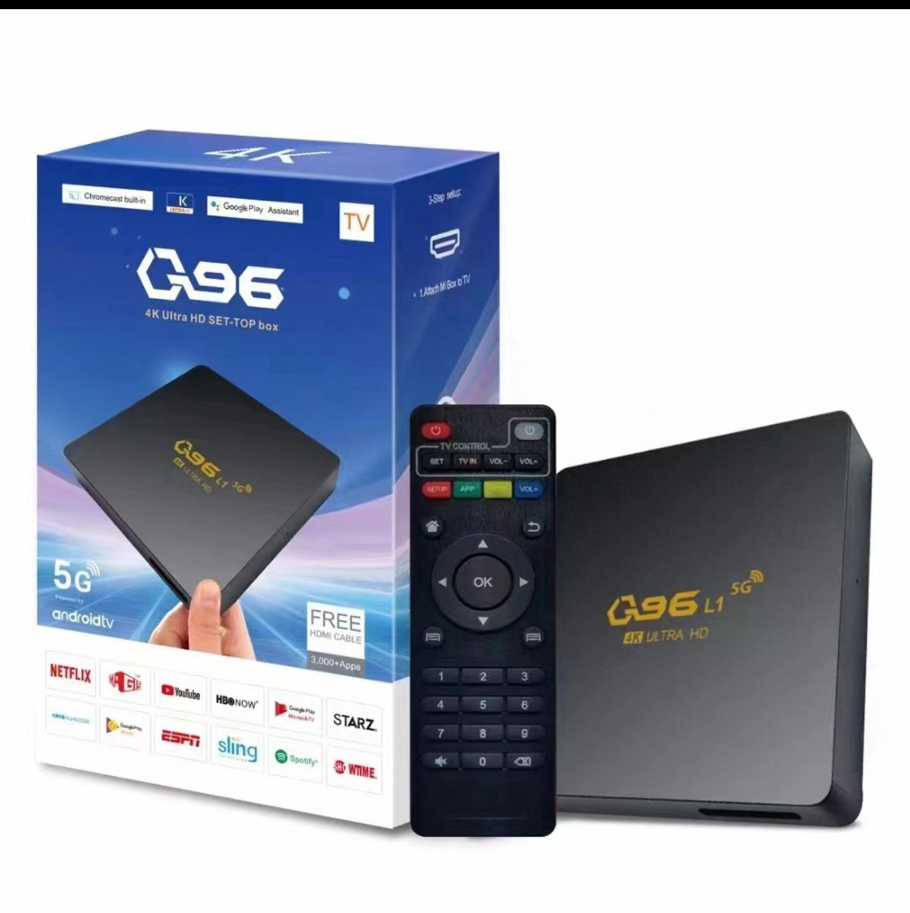 TV BOX Q96 CON MAGIS TV