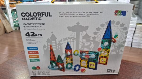 JUEGO DE BLOQUES DE CONSTRUCCION MAGNETICO DE 42 PCS