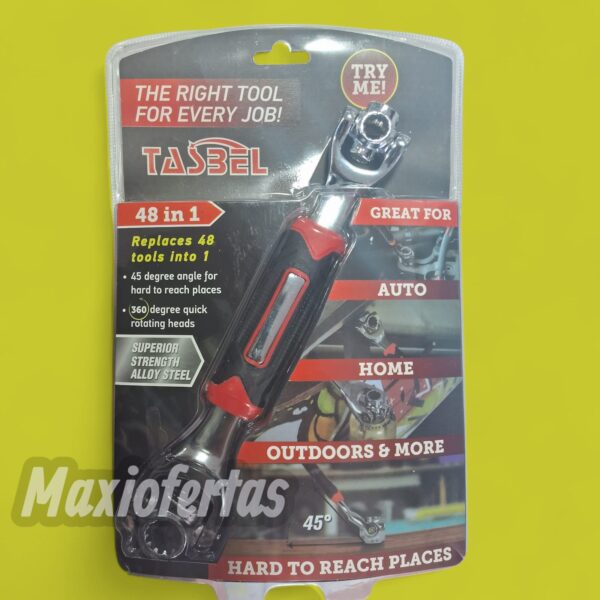 Llave Tigre Fijación Multiuso De Giro 360° 48 FUNCIONES