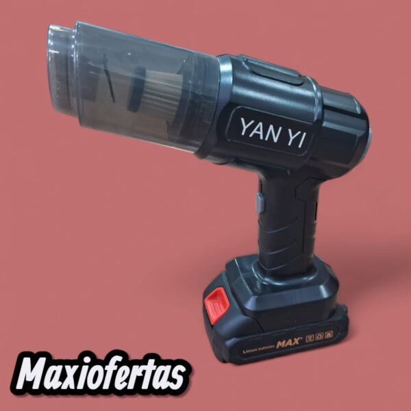Aspiradora Inalámbrica Con Bateria Para Automóvil Y Hogar - Imagen 2