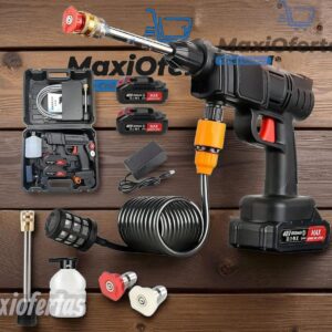 Hidrolavadora Portátil Inalámbrica Con 2 Baterías Auto TASBEL