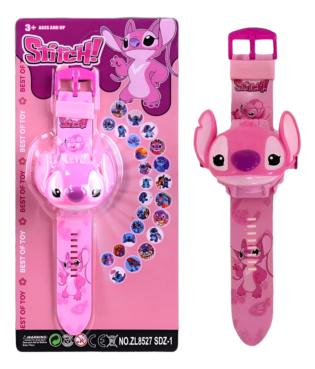 Reloj Niños Digital 3d Stitch ROSADO - Imagen 2