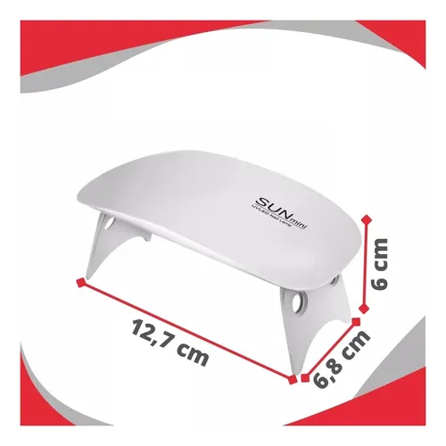 MINI LAMPARA LED UÑAS UV - Imagen 3