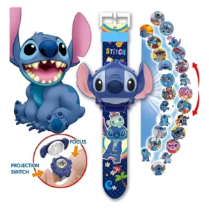 Reloj Niños Digital 3d  Stitch AZUL