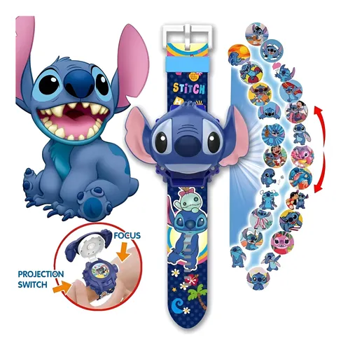 Reloj Niños Digital 3d Stitch AZUL