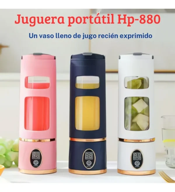 TERMO JUGUERA 450ML RECARGABLE ROSADA - Imagen 2