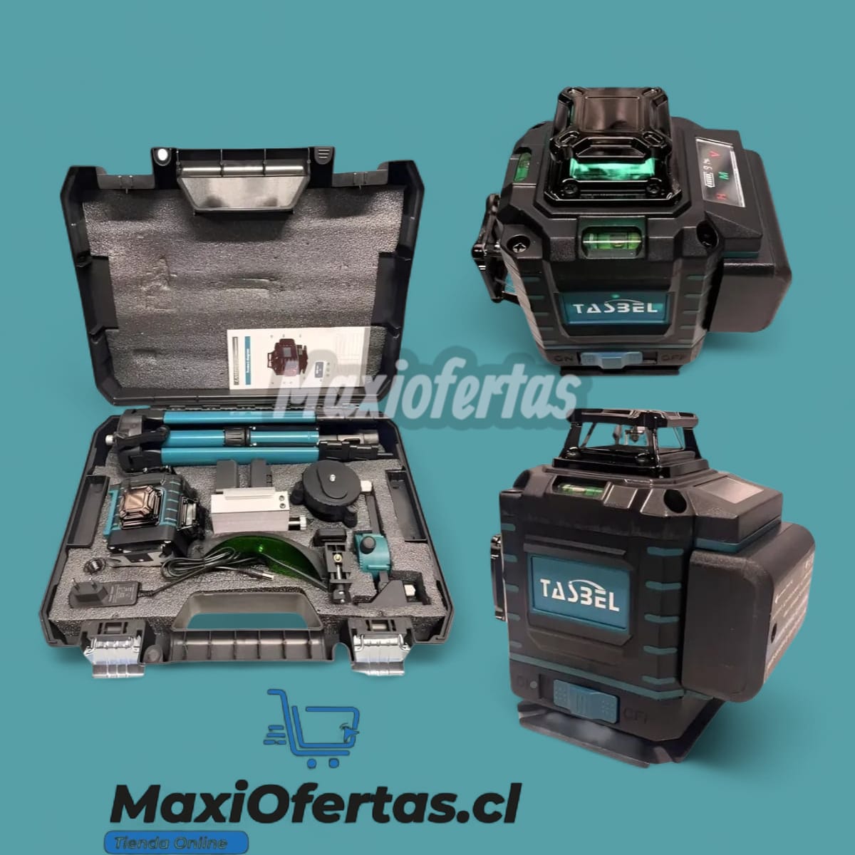 Nivel Laser De 16 Líneas Con Trípode Tasbel INALAMBRICO - Imagen 5