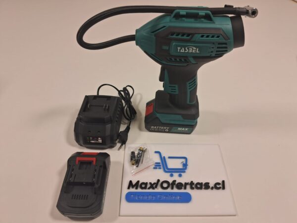 COMPRESOR DE AIRE INLAMBRICO PORTATIL TASBEL - Imagen 2