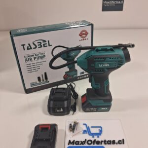 COMPRESOR DE AIRE INLAMBRICO PORTATIL TASBEL