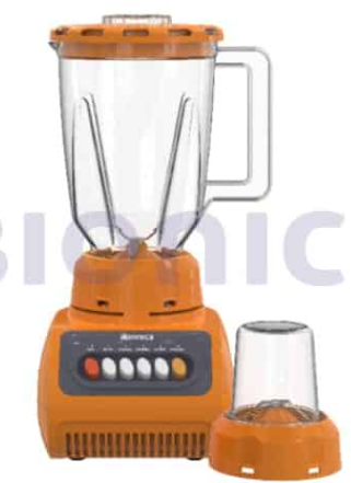 LICUADORA DE VASO DE PLASTICO CON PICATODO NARANJA