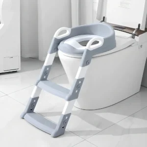 ASIENTO ENTRENADOR DE BAÑO Para Niños Color GRIS