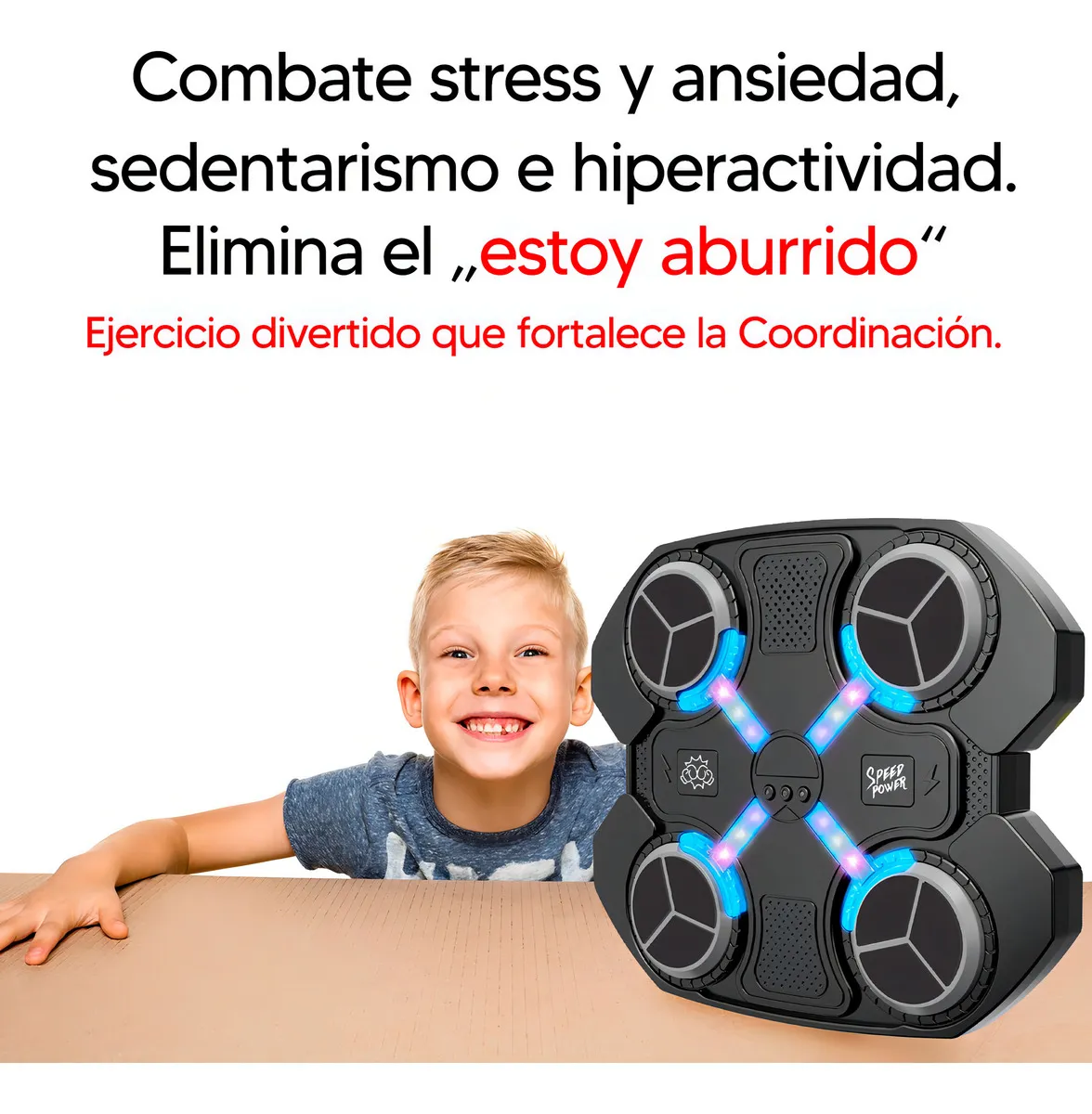 MAQUINA DE BOXEO PARA NIÑOS BLUETOOTH - Imagen 5