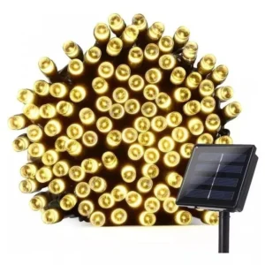 LUZ LED NAVIDAD SOLAR DE 11M CALIDA