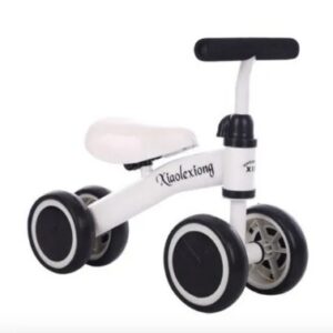 BICICLETA DE EQUILIBRIO 4 RUEDAS BLANCA