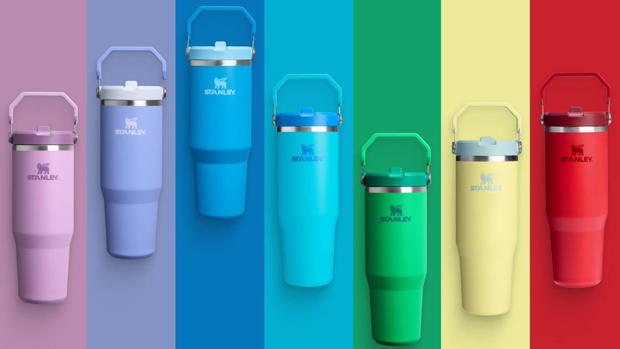 VASO ICEFLOW STANLEY DE 900ML AMARILLO - Imagen 2