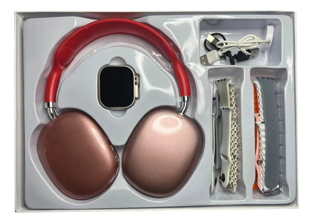 RELOJ SMART WACHT P9 ULTRA ROJO