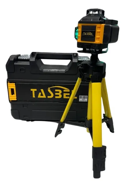 Nivel Laser De 16 Líneas Con Trípode Tasbel AMARILLO