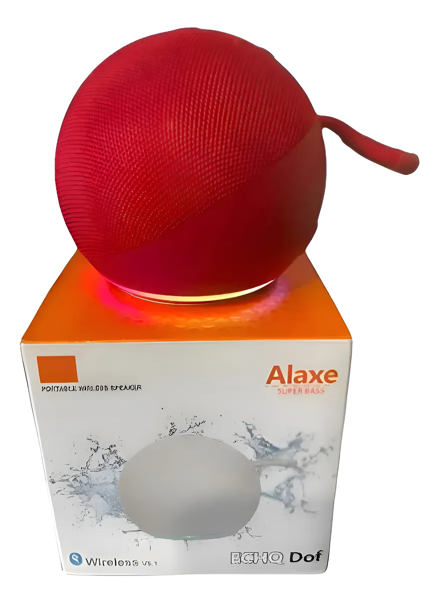 Parlante Inteligente Alaxe Bluetooth ROJO