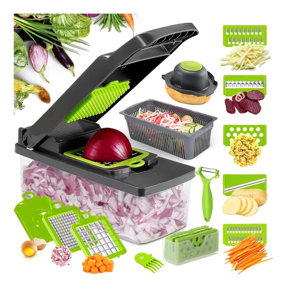 Rallador Cortador Rebanador Picador De Verduras Fruta