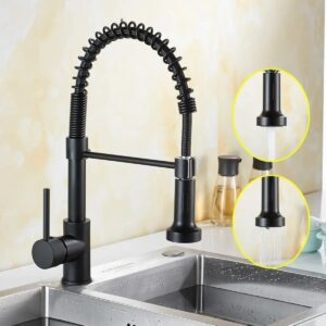Grifo Lavaplato Extensible Flexible Negro