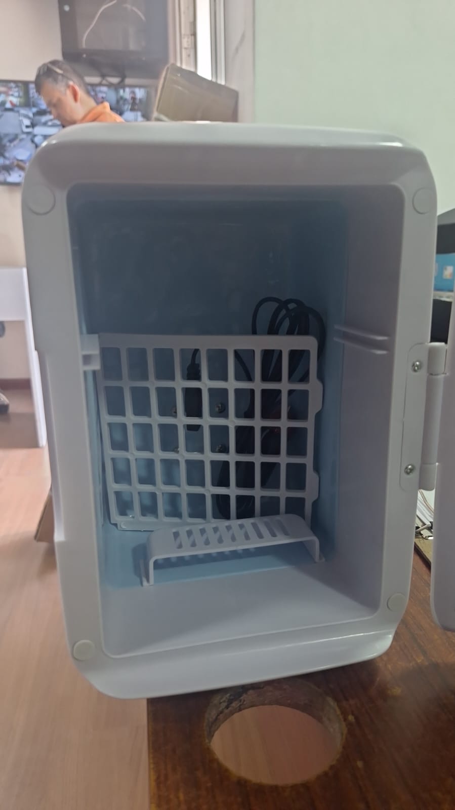 NEVERA COOLER PARA AUTO 4L BLANCA - Imagen 3