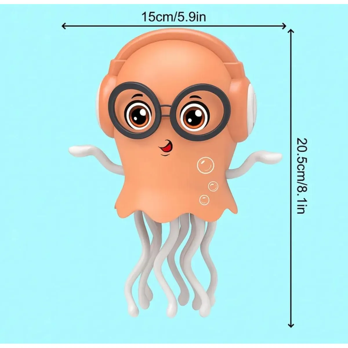 Pulpo Bailarin Musical ROSADO - Imagen 3