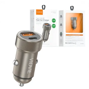 Cargador Auto Carga Rápida DOBLE TIPO-C 33W Y USB-A 18W