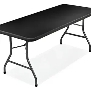 MESA PLEGABLE 1.80 NEGRA